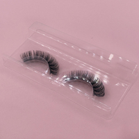 Cheveux synthétiques végétaliens pleine bande cils d curl russes D Curl cils moelleux naturels avec des cils de marque privée emballage de boîte