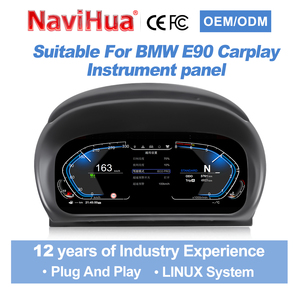 แผงหน้าปัดดิจิตอลขนาด 10 นิ้ว สำหรับรถยนต์ BMW ซีรีส์ 3 รุ่น E90 E91 E92 ปี 2005 - 2012 อัพเกรดแผงหน้าปัด - Product Image 1
