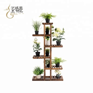 Étagère à fleurs en bois de qualité supérieure à 5 niveaux - Product Image 2