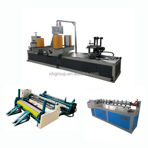 Machine de formage de tubes en papier à lame unique, à commande PLC, multi-tension, pour la fabrication de noyaux de rubans adhésifs de diamètre et d'épaisseur personnalisés - Product Image 1