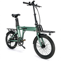 Vélo Électrique Pliant Léger Global Logistics Ready X1+ pour Trajets Quotidiens, Batterie Lithium 15AH, Moteur Arrière 350W, Cadre en Alliage de Magnésium