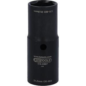KS TOOLS 1/2 "Llantas de aluminio especiales 2 en 1 casquillo de impacto para Ford, 20,5/21,5mm - Product Image 3