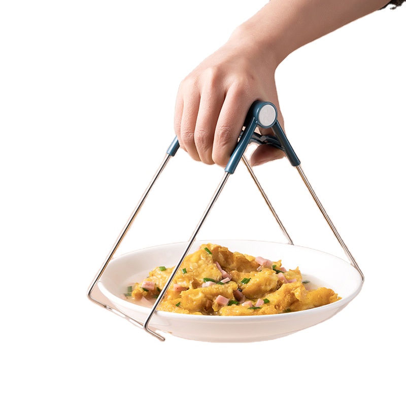 Зажим для пластины из нержавеющей стали, универсальный ручной зажим для пластины, держатель для микроволновой печи, новый кухонный инструмент с защитой от ожогов