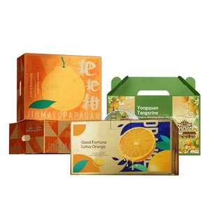 Cajas Corrugadas Personalizadas para Frutas y Verduras con Asas para Empaque de Regalos - Product Image 2