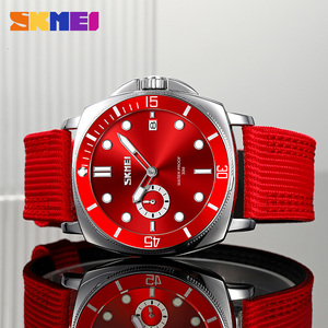 Reloj deportivo Skmei 9328 para hombre, relojes de pulsera conceptuales con indicador luminoso, relojes de cuarzo de tela de nailon - Product Image 2