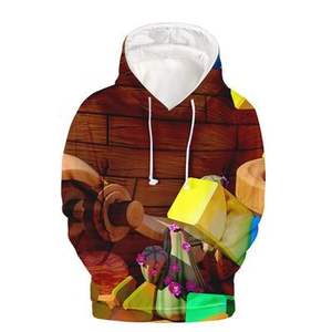 Sweat-shirt à capuche imprimé par sublimation Fitspi en gros avec impression numérique 3D pour adultes - Product Image 3