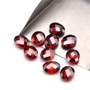 Grosir Pabrik kualitas tinggi 3*5mm ke 8*10mm bentuk Oval papan pemeriksa ganda potong batu CZ warna-warni potongan kotak zirkonia kubik - Product Image 6