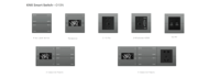 Écran central intelligent Tuya Smartlife de 10 pouces avec bouton rotatif, Zigbee intégré et haut-parleurs filaires, contrôle par application
