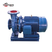 Pompa Booster Sentrifugal Horizontal 21.6m3/Jam, Head 60m, 7.5kw untuk Suplai Air Industri