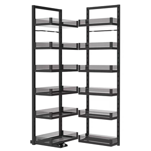 Accesorios para Muebles de Cocina, Cesta de Vidrio Extraíble Alta para Despensa, Multifuncional, con Cierre Suave - Product Image 5