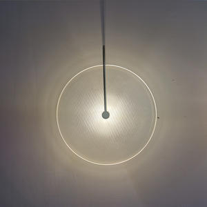 Nordic Minimalist Luxury Iron Glass LED <b>Wall</b> <b>Lamp</b> Modern Entryway Living Room Sconce Stylish Staircase Bedside Feature - Product Image 5