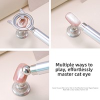 Nouvel aimant annulaire double tête en acier inoxydable massif, accessoires pour ongles, outils auxiliaires, vente en gros