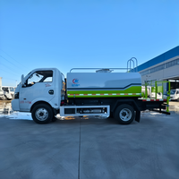 Camion citerne à eau Dongfeng Tuyi 4x2 4500L, camion pulvérisateur d'eau, camion arroseur pour le contrôle de la poussière sur les chantiers de construction en Afrique