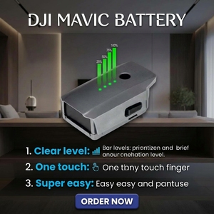 แบตเตอรี่ LiPo ใหม่ 3830mAh สำหรับโดรน DJI Mavic Pro / Pro Platinum / Pro White อะไหล่ทดแทน ขายส่ง - Product Image 2