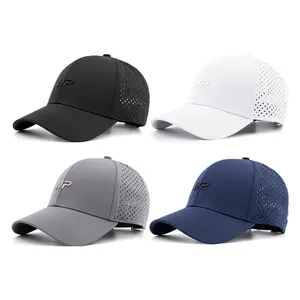 Bán Buôn Tùy Chỉnh Thêu Logo Trucker Lưới Cap Laser Thủng Bóng Chày Thể Thao Hat Tùy Chỉnh Màu Sắc