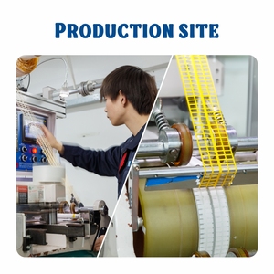 Nhãn kim loại điện một mặt nhãn nhiệt <span class=keywords><strong>Polyester</strong></span> vĩnh viễn với keo Acrylic để làm mặt nạ polyimide - Product Image 5