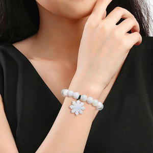 หยกเจไดต์ธรรมชาติ กำไลข้อมือหยก แฟชั่นเรียบง่าย UNISEX ของขวัญพร้อมใบรับรองการประเมินราคา SL91 - Product Image 4
