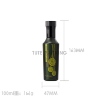 Botol Kaca Frosted Custom Print untuk Toner Serum Kosmetik Mewah, Masker Wajah, Krim, Wadah Kosmetik Kaca Mewah