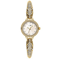 Reloj de Moda para Mujer, Elegante y Estilizado, con Brazalete de Cabeza de Leopardo, Esfera con Indicadores, Minimalista de Lujo Ligero, con Incrustaciones de Diamantes de Cuarzo