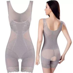 Wholesale Plus Size Lace Medium Compression for Shapewear Colombian Tummy Control Shaping <b>Girdles</b> Shapewear Set for <b>Women</b> - Product Image 1