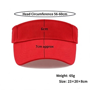 Gorra Visera con Logotipo Personalizado, Cierre de Hebilla, Transpirable, para Deportes al Aire Libre, Ala Ancha, Protección UV, para Tenis, Golf y Running - Product Image 2