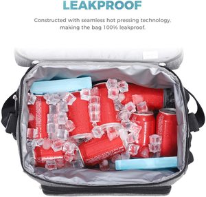 <span class=keywords><strong>Sac</strong></span> isotherme imperméable pour le déjeuner, avec bandoulière, pour le travail, les pique-niques, le camping, les voyages - Product Image 6