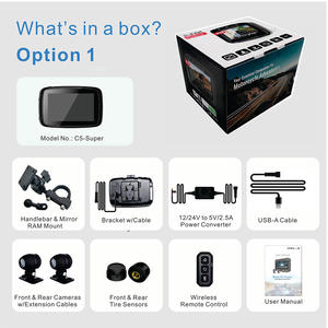 หน้าจอ Wireless Carplay สำหรับมอเตอร์ไซค์ ระบบนำทาง <span class=keywords><strong>GPS</strong></span> แบบ IPS พร้อมคุณสมบัติ Carplay ที่สะดวกสบาย - Product Image 4