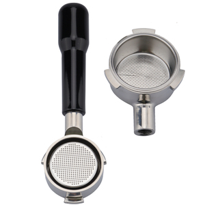 51mm 3 orecchie 304 acciaio inossidabile <span class=keywords><strong>testa</strong></span> portafiltro caffè senza fondo 51mm tipo sottile sostituibile per EC680/EC685 - Product Image 3