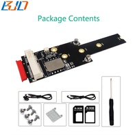Adaptador Inalámbrico M.2 Key-M a Mini PCI-E MPCIe con Ranura para 1 Tarjeta SIM para Módulo Wifi BT / Módem 3G 4G LTE GSM