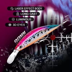 <span class=keywords><strong>Leurre</strong></span> de pêche artificiel en plastique pour eau salée, 90 mm, 30 g, effet lumineux UV, coulant, pour <span class=keywords><strong>brochet</strong></span>, <span class=keywords><strong>brochet</strong></span>, poisson-nageur - Product Image 3