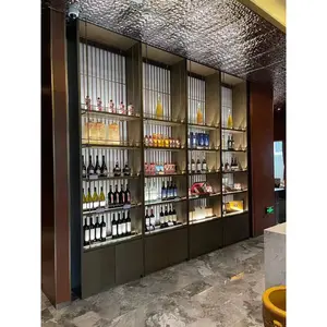 Şarap soğutucu tek bölge entegre şarap buzdolabı kabine tasarım Minimalist oturma odası şarap ev Bar dolabı