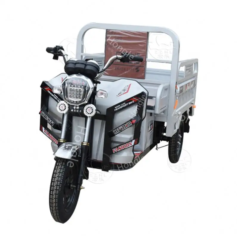 Harga pabrik 4 mobil roda tiga truk sampah untuk dijual 3000W sepeda motor listrik jarak jauh