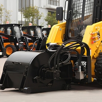 Chargeur compact multifonctionnel neuf Kubota, chargeur sur pneus, 37 kW, 0,4 m³, mini-chargeur, broyeur forestier