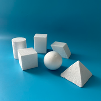 Neopoly Technology Bloc de mousse rigide moulée, étanche, blanc, carré, en polystyrène expansé (EPS), cubes de polystyrène, polyfoam pour artisanat