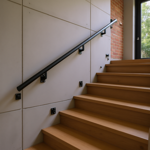 Kit de Barandilla de Aluminio para Montaje en Pared, 5 Pies, Diseño Minimalista, Uso Interior y Exterior - Product Image 2