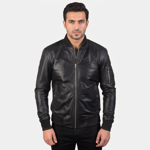 New Arrival <b>Men's</b> High Quality Fashion Design Pu <b>Leather</b> <b>Jacket</b> Motorcycle <b>Leather</b> <b>Jacket</b> for <b>Men</b> <b>Leather</b> <b>jacket</b> for <b>men</b> - Product Image 1