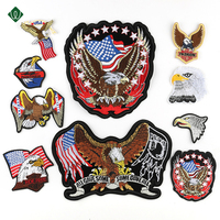 Vente en gros expédition rapide vêtements accessoires du vêtement patchs fer à repasser à la main motifs de broderie insigne patch brodé