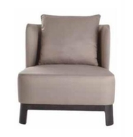 Kursi Sofa Modern Komersial Apartemen Hotel Kain Beludru Perabot Ruang Tamu AC-1027