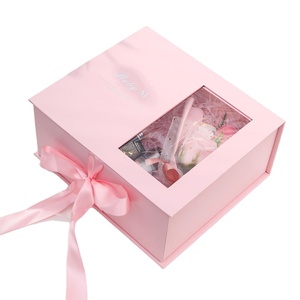 Reasonable Price Paper Boxes Gift Box Camping Folding Storage Foldable Boxes With Pvc Window