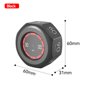 Xoay trọng lực nhà bếp hẹn giờ hiện đại LCD hiển thị hình lục giác trực quan lật hẹn giờ trẻ em quản lý thời gian Thiết bị cho nghiên cứu nấu ăn hẹn giờ - Product Image 4