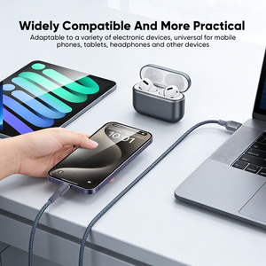 <span class=keywords><strong>Cable</strong></span> de Carga VIDVIE Transfer Data 3A Trenzado de 1M USB a Lightning para <span class=keywords><strong>iPhone</strong></span> 14 <span class=keywords><strong>13</strong></span>/12/11 - Product Image 6