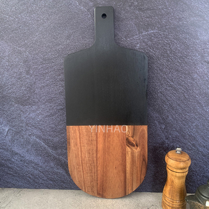 <span class=keywords><strong>Tagliere</strong></span> in <span class=keywords><strong>marmo</strong></span> nero con Logo personalizzato legno di Acacia con manico in <span class=keywords><strong>marmo</strong></span> e legno <span class=keywords><strong>tagliere</strong></span> - Product Image 2