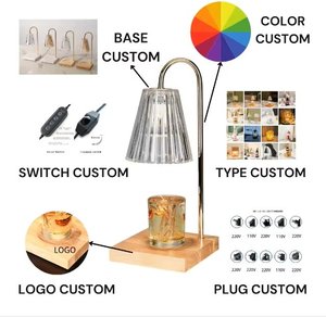 Tùy Chỉnh Có Thể Điều Chỉnh Chiều Cao Nến Đèn Trang Trí Nội Thất Sáp Ấm Hơn Đèn Cho Thơm Jar Nến Ấm Hơn Đèn Với Bộ Đếm Thời Gian Thay Đổi Độ Sáng - Product Image 4