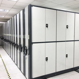 Kim Loại Di động nén chặt máy lưu trữ hệ thống tủ nhỏ gọn lớn nén chặt máy tập tin giá dày đặc Khung kệ - Product Image 4