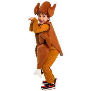 Roasted Turkey Costume <b>Childrens</b> Halloween Cosplay Performance Outfit Size S M L - Product Image 1