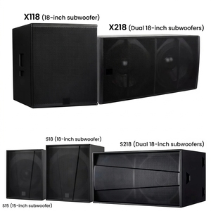 LMO X218 Subwoofer Actif Professionnel de Scène 18 pouces à Aimant Néodyme avec Connexion Wood Caron, Haute Puissance, pour Audio de Salle - Product Image 5