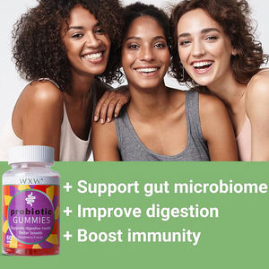 Premium Vegan Probiotic Gummies Raspberry Flavor Bacillus Coagulans Support Gut Health Essential Nutrients Gummies for Adult - Product Image 5