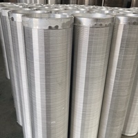 Tabung Saringan Kawat Wedge SS316L Berkinerja Tinggi untuk Sistem Pengolahan Air Limbah Pipa Filter Industri Presisi Tinggi