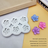 Divers moules en silicone résistants à la chaleur en forme de fleurs pour la pâtisserie, le fondant, le chocolat, les desserts, le savon, le plâtre et les créations artisanales