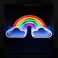 Miroir personnalisé multicouche Abyss Infinite Extension Led 3D logo personnalisé Led Dance Floor KTV Disco Mirror Neon Sign 3d Mirror
